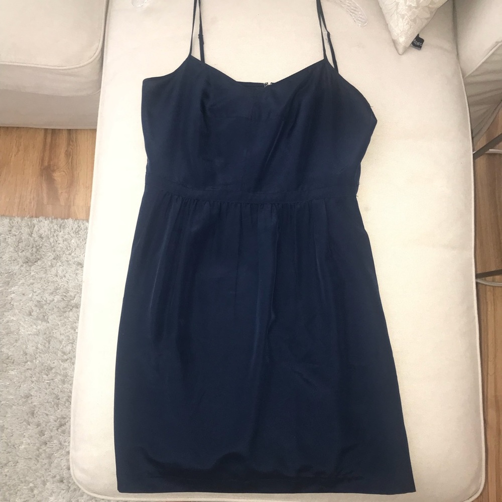 J Crew factory cami dress -navy